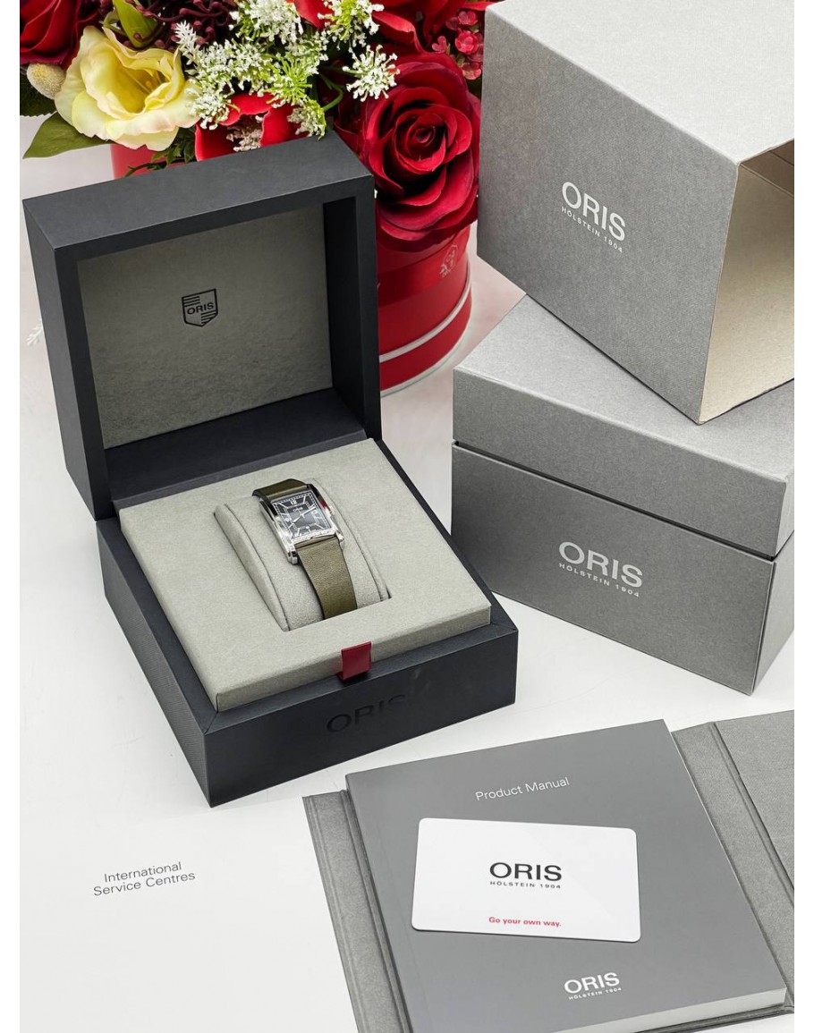 ORIS LADY RECTANGULAR REF 01 561 7783 4063 25.5MM X 38MM AUTOMATIC